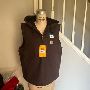 Carhartt relaxed fit insulated vest with hood Medium